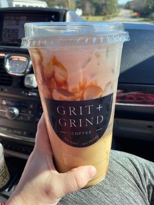 Large Iced "Salty Karen" Latte