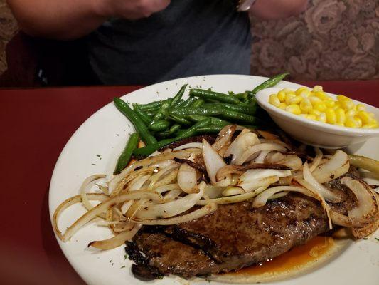 Liver and onions dinner