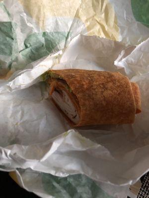 Signature Wrap - Tomato wrap with turkey, gauc, and bacon