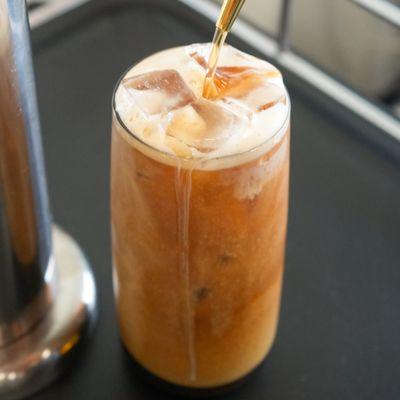 Nitro Cold Brew with housemade Vanilla Bean Syrup