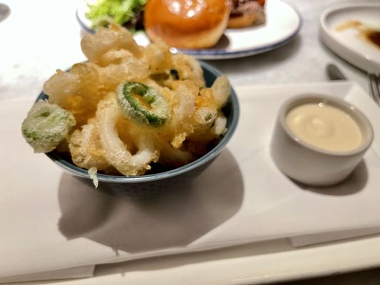 Tempura calamari