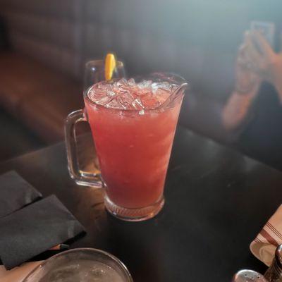 Pitcher of Red Sangria.  Be careful... it has quite the kick!