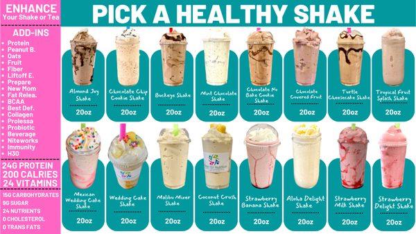 Pick A Healthy Shake