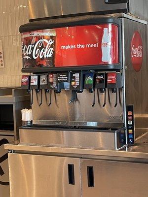 Sodas at clean machine