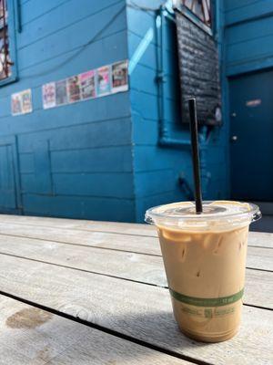 Iced horchata latte ($5)