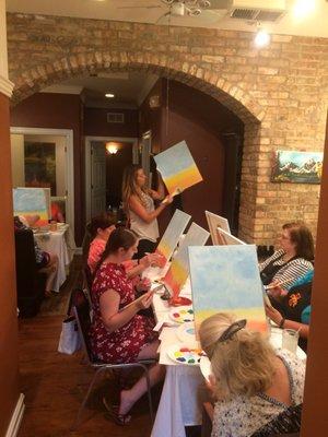 Painting events at Salon