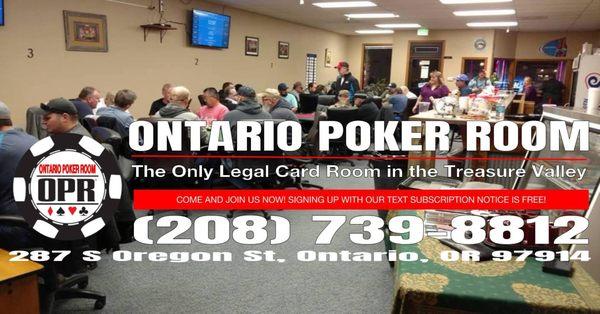 ONTARIO POKER ROOM AND SOCIAL CLUB