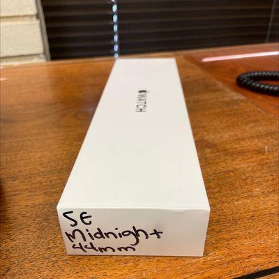 Black sharpie written in box by Best Buy employee's.