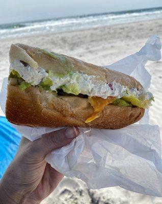 The famous chicken salad sub!