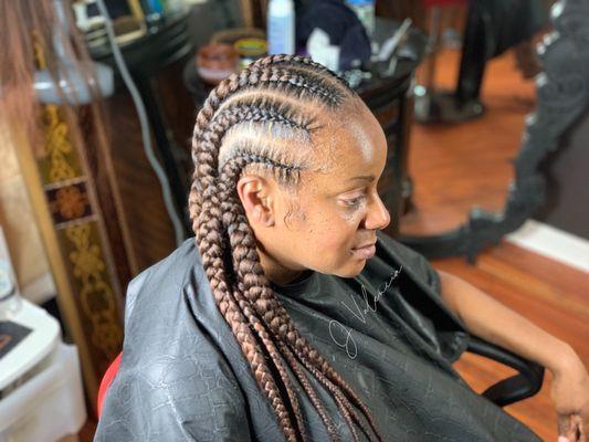 Large Feed-In Braids