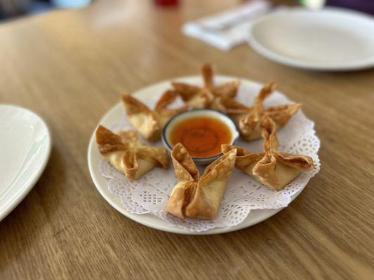 Crab Rangoon- great appetizer choice!