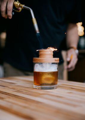 Smoked Old Fashioned