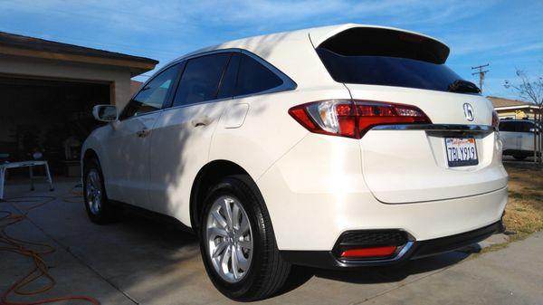 Mel's 2016 RDX clay bar/paint correction and  full detail in 2023. Like new again!