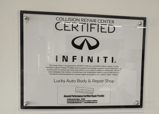 Infiniti Certified Collision Center