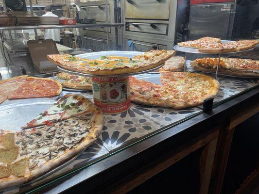 Pizza display