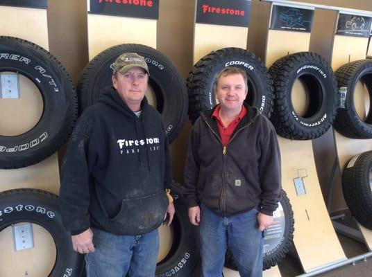 Bill Soulliere Jr & Bob Soulliere own and manage Bill's Tire Outlet