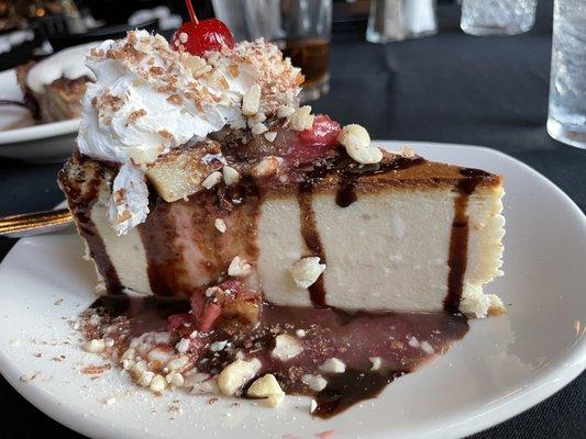 Banana split cheesecake