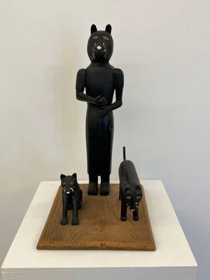 Cat Goddess - Spirits in the Material World exhibit.