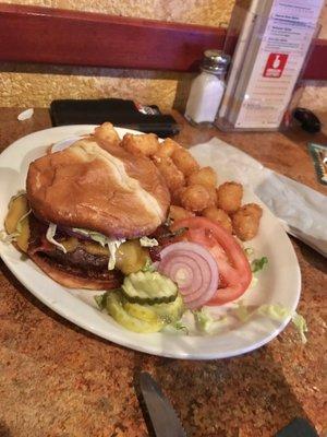 Bacon cheddar burger