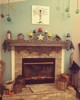 Safe to say- months later, I LOVE my new fireplace look!