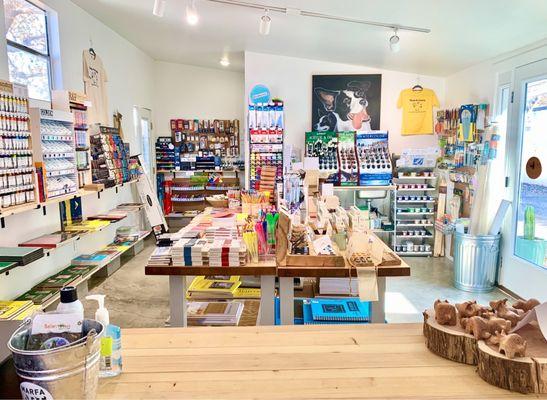 Marfa Art Supply Interior