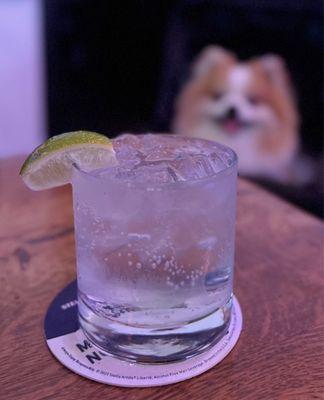 Casamigos Blanco w/ club soda | $12