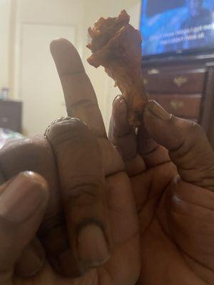 REGULAR SIZED HOT WING FROM GOOD FELLAS