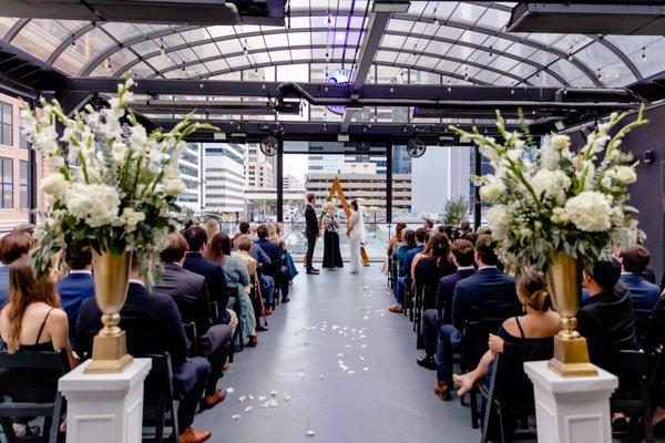 Ceremony on roof top