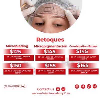 Touch ups - Microblading and Micropigmentation