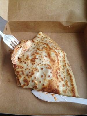 Spicy Shrimp Crepe.