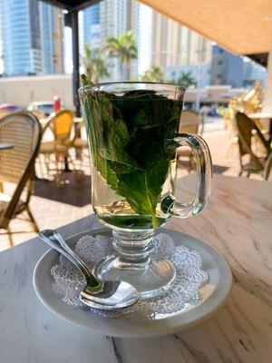 Mint tea