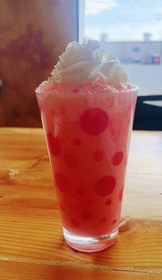 Strawberry Italian soda