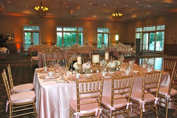 Our Chiavari chairs dress up any venue! 714 638-3640