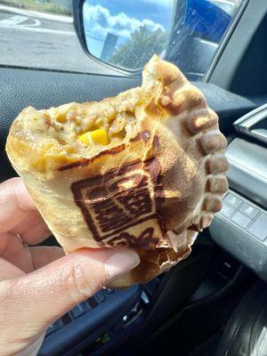 Cheesy gaucho empanada