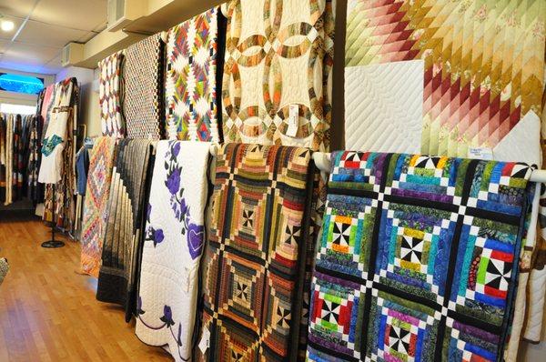 Handmade Amish quilts