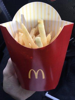 Who likes a fry not full...