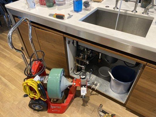 Job completed testing, by running sink.