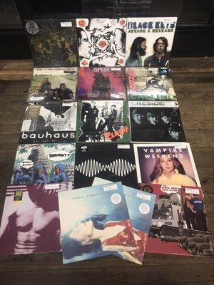 Lots of new vinyl in every week.