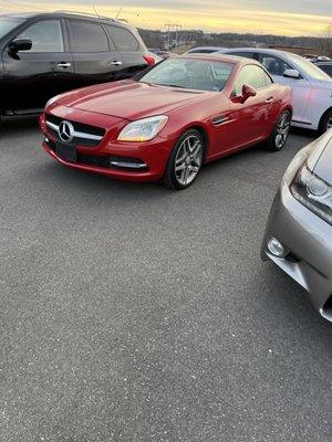 Came here to look at a SLK. Thought it was silver though.