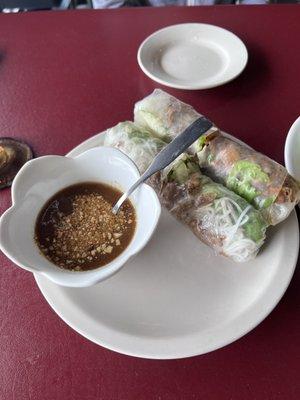 Chicken spring rolls