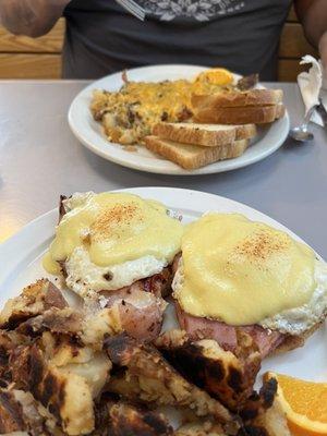 Franklin's Omelette & Eggs Benedict