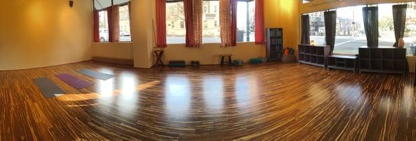 Our new movement studio has a variety of classes, workshops, and our monthly Thai Massage Clinic!