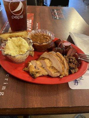 3 meat combo plate