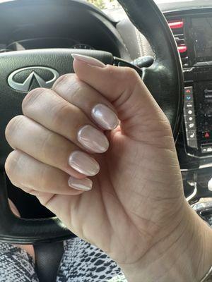 Chrome gel polish