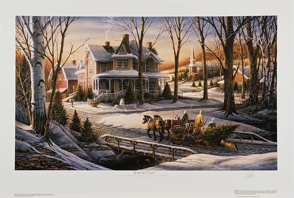 Homeward Bound Art piece by Terry Redlin.