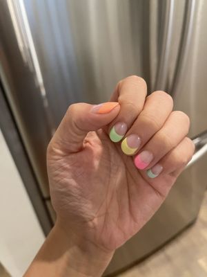 Colorful gel mani my Marisol