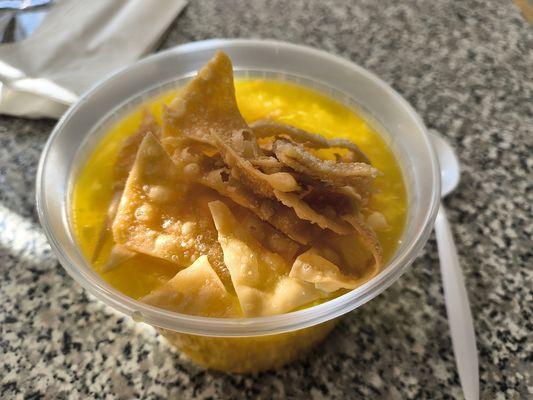 Small Egg Drop Soup. SAVORY!