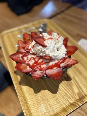 Strawberry Shaved Ice Cream