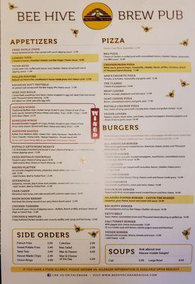 Front menu