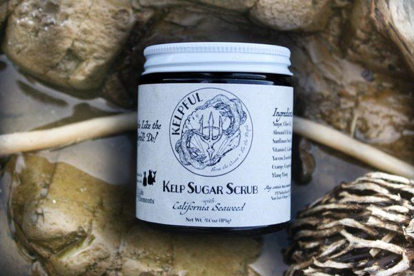 Kelp Sugar Scrub- exfoliating and softening